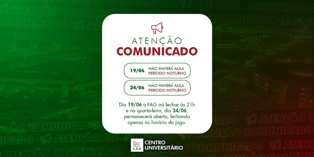 Comunicado de Atendimento