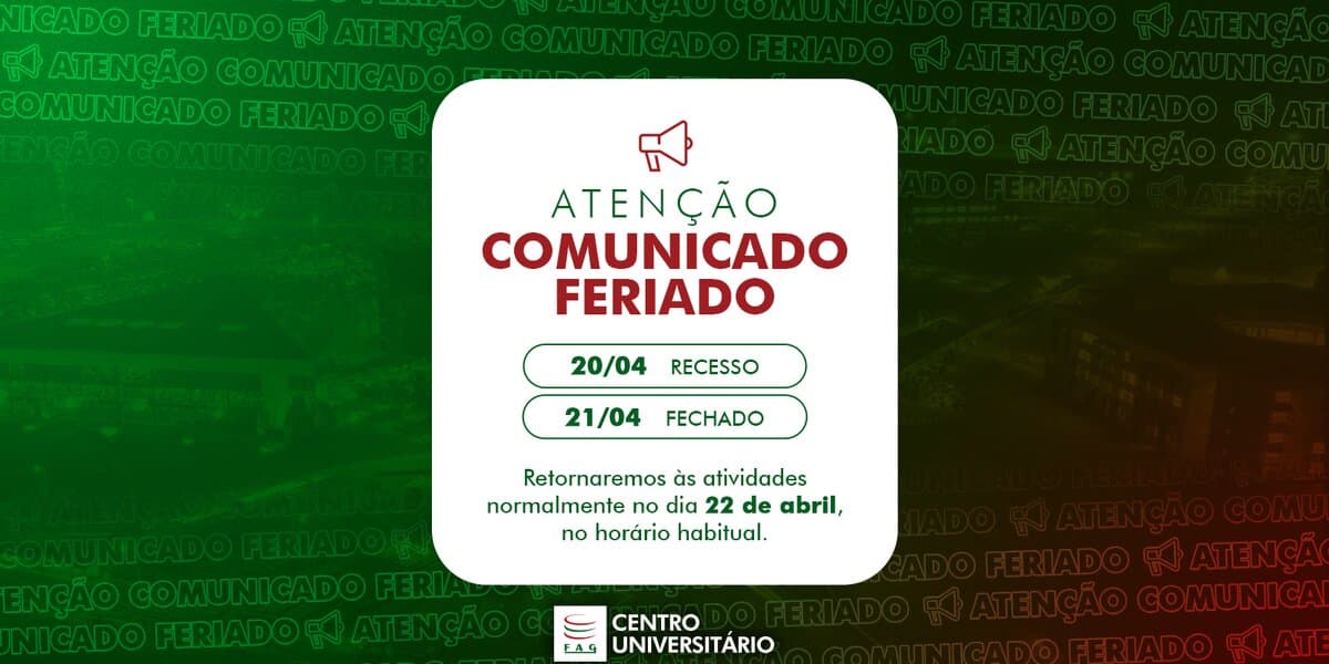 Comunicado de Feriado