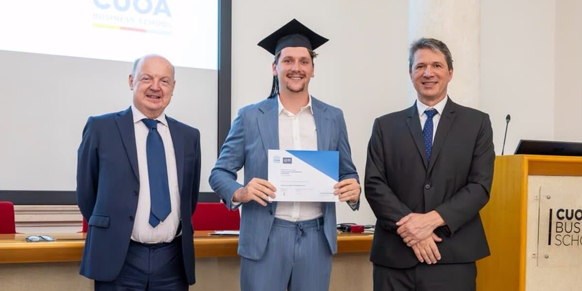 Acadêmico de Agronomia participa de curso internacional de Gestão na Itália