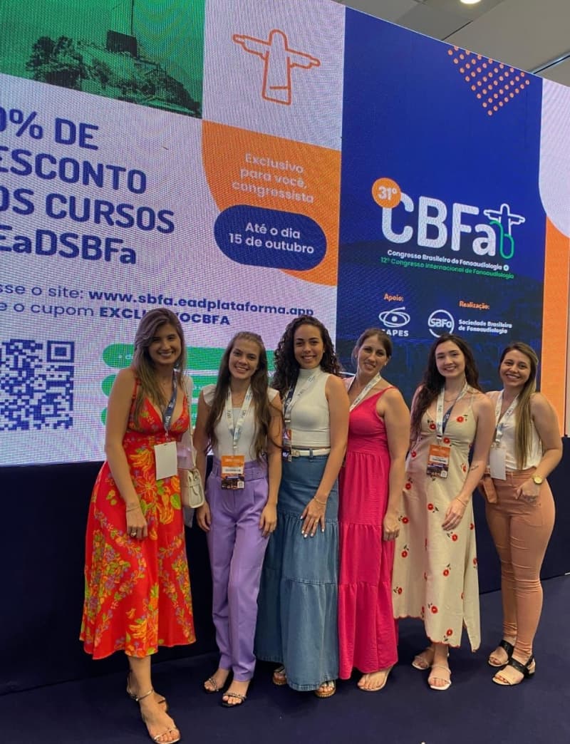 Acadêmicos de Fonoaudiologia participam de Congresso no Rio de Janeiro