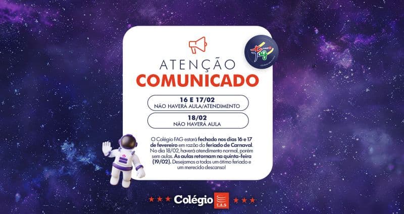 Comunicado de recesso