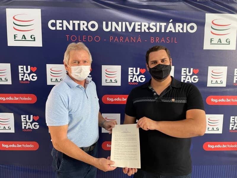 FAG Toledo firma convênio com Associação Comercial de São José das Palmeiras