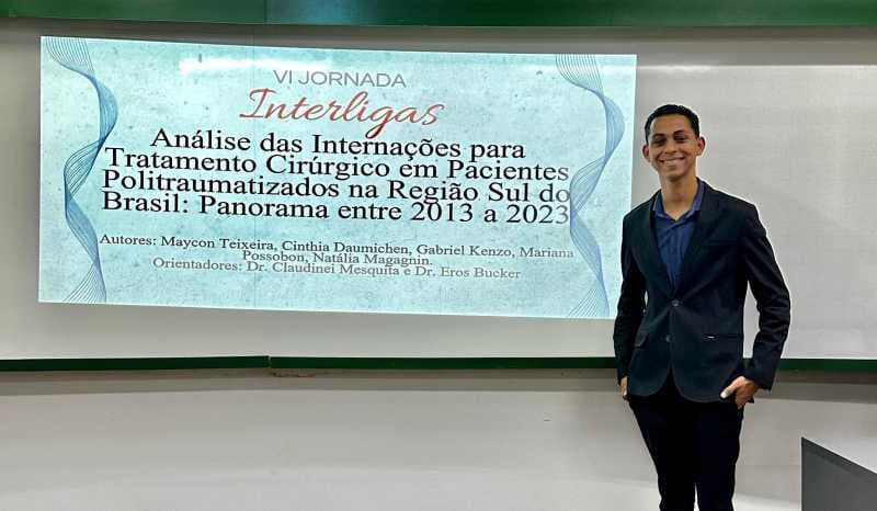Acadêmico da FAG apresentará pesquisas em congresso internacional em Paris